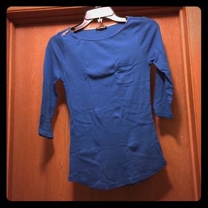 Royal blue 3/4 sleeve